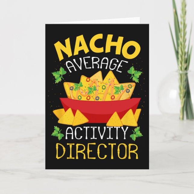 Director Nacho Average Activity Director Cinco De  Card (Front)