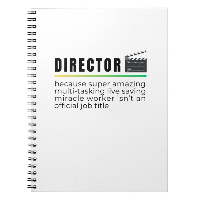 Director Notebook (Front)