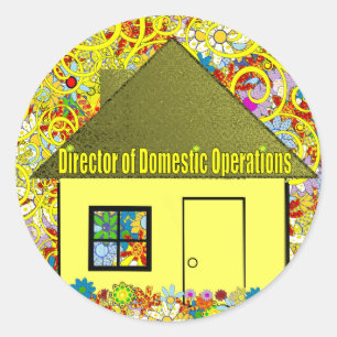 Director of Domestic Operations Classic Round Sticker
