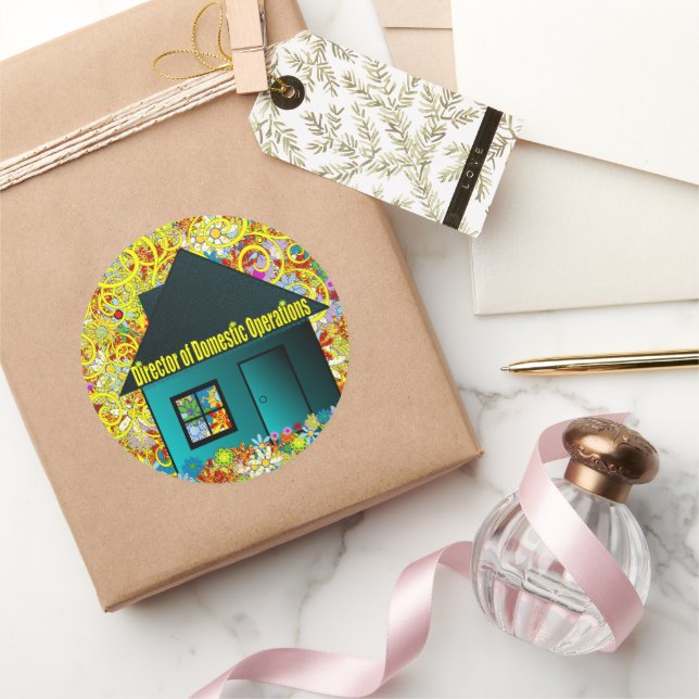 Director of Domestic Operations Classic Round Sticker (Gifting)