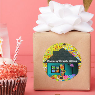 Director of Domestic Operations Classic Round Sticker