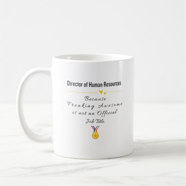 Director of Human Resources Coffee Mug (Left)