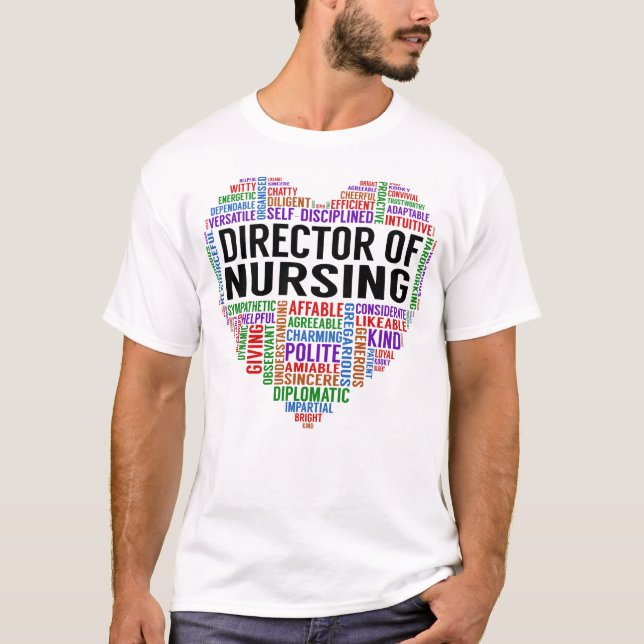 Director Of Nursing Heart T-Shirt (Front)