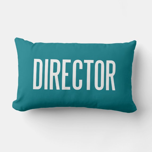 Director polyester lumbar pillow 13x21 colours (Front)