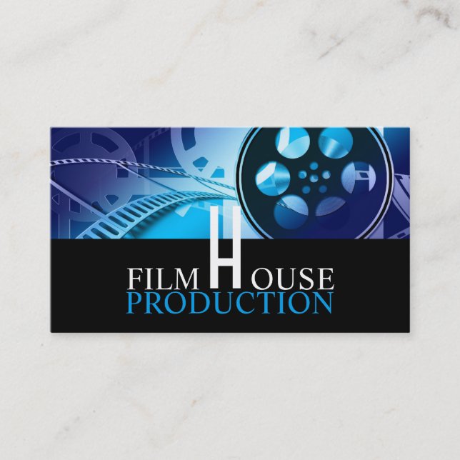 Director, Producer, Film, Movies Business Card (Front)