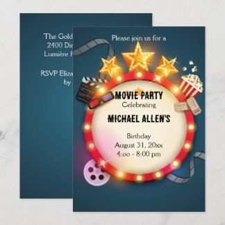 Director’s Cut Birthday Invitation