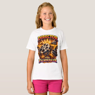 Director - The Filmmaker Girl's T-Shirt