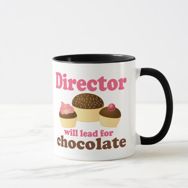 Director Will Lead for Chocolate Mug (Right)