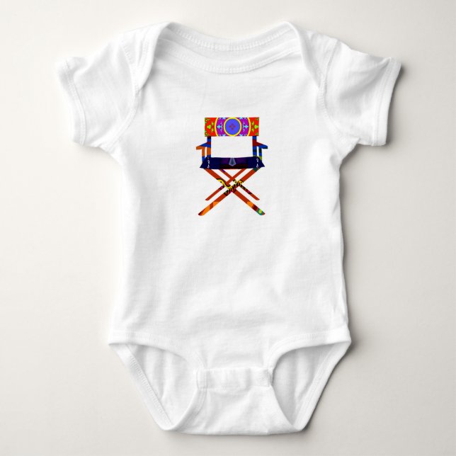 Director's chair baby bodysuit (Front)