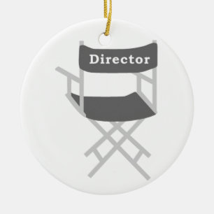 Director's Chair Ceramic Tree Decoration