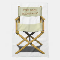 Directors chair design with your choice of name
