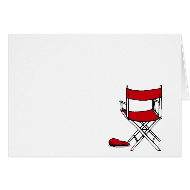 Director's Chair & Hat (Front Horizontal)