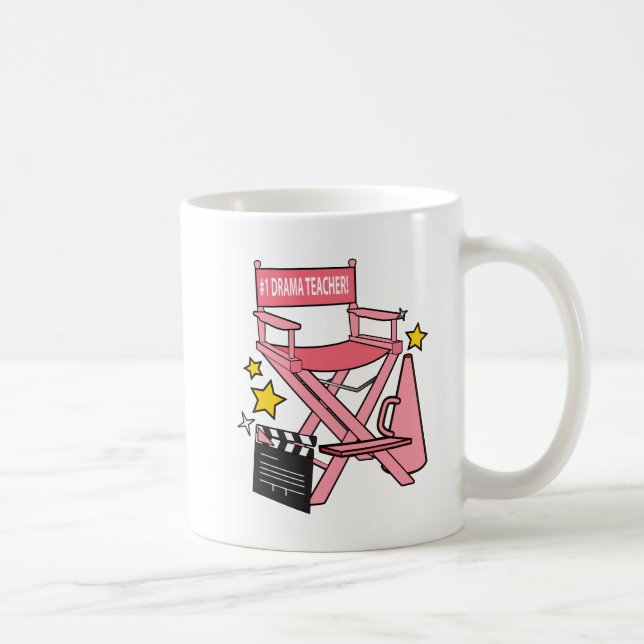 Director's Chair: Number One Drama Teacher Coffee Mug (Right)