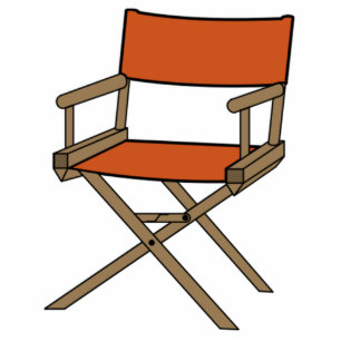 Director's Chair Standing Photo Sculpture
