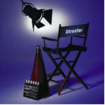 Director's Slate, Chair & Stage Light 2 Standing Photo Sculpture<br><div class="desc">Director's Slate,  Chair & Stage Light 2 - Colour Photo Printed on posters,  office supplies,  fun stuff,  party favours,  collectable gifts and more. Easy to personalise.</div>
