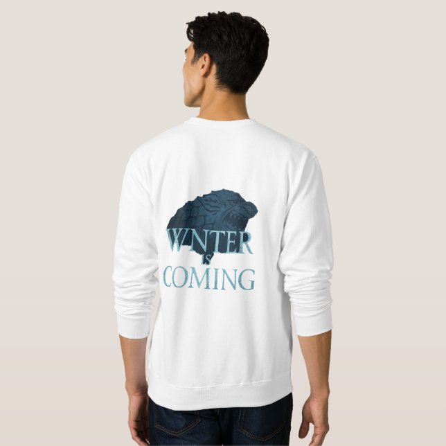 Direwolf Winter Is Coming Sweatshirt – Cool Graphi (Back Full)