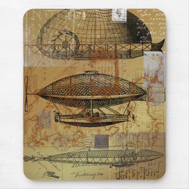 Dirigible Travel Mouse Mat (Front)
