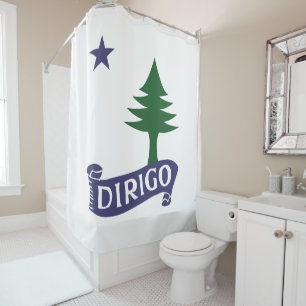Dirigo / 1901 Flag Shower Curtain