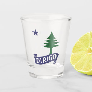 Dirigo / 1901 Maine Flag Shot Glass