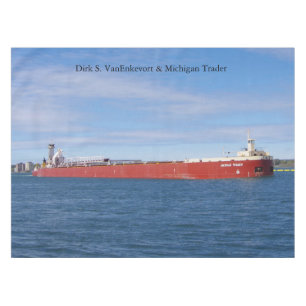 Dirk S. VanEnkevort & Michigan tablecloth