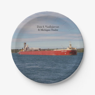 Dirk S. VanEnkevort & Michigan Trader paper plate
