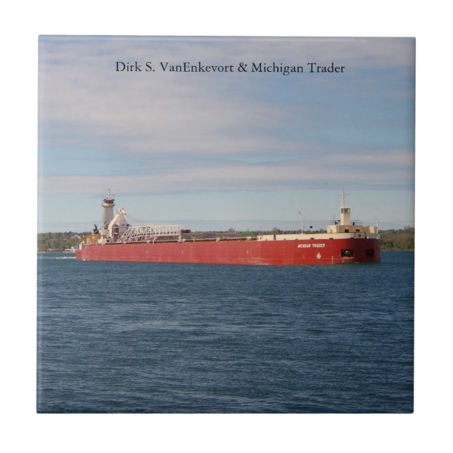 Dirk S. VanEnkevort & Michigan Trader tile (Front)