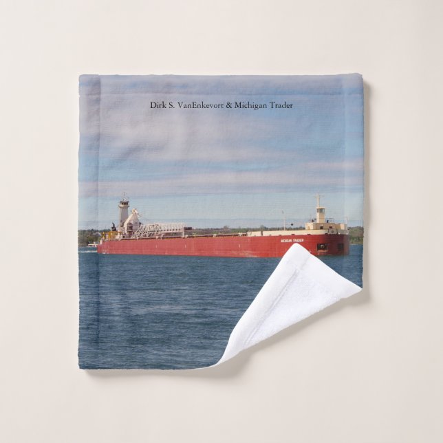 Dirk S. VanEnkevort & Michigan Trader towel set (Wash Cloth)