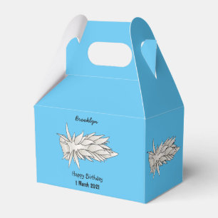 Dirona albolineata nudibranch cartoon illustration favour box