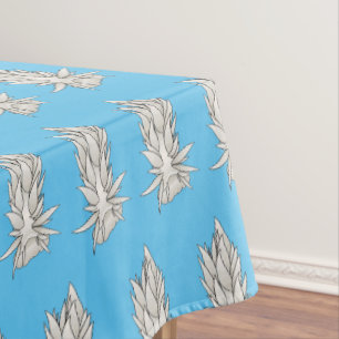 Dirona albolineata nudibranch cartoon illustration tablecloth