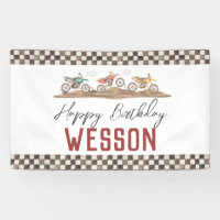 Dirt Bike Banner, Dirt bike party sign