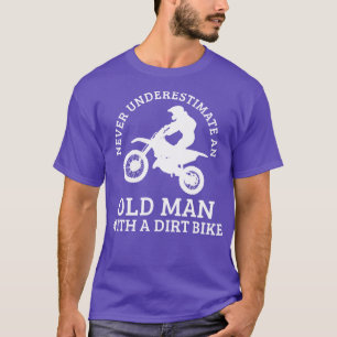 Dirt Bike Biker Old Man T-Shirt