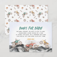 Dirt Bike Books For Baby invitation insert