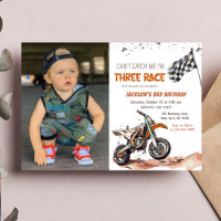 Dirt Bike Boy 3rd Birthday Party Photo