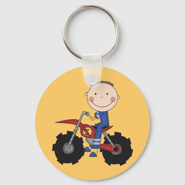 Dirt Bike - Boy Tshirts and Gifts Key Ring (Front)