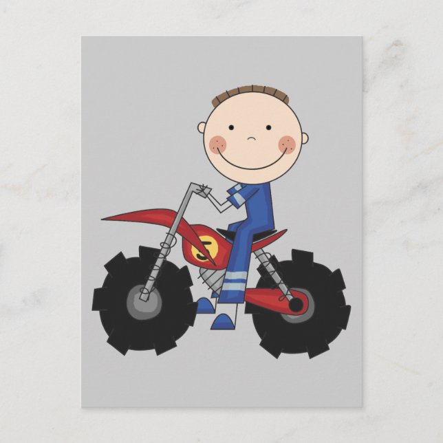 Dirt Bike - Boy Tshirts and Gifts Postcard (Front)
