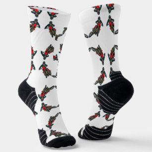 Dirt Bike Circles from JustBitchen.com Socks