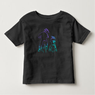 Dirt Bike Dad and Son Motocross Biking Toddler T-Shirt