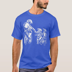 Dirt Bike Dad Motocross Motorcycle Biker Father Ki T-Shirt