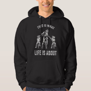 Dirt Bike Dad Motocross Motorcycle Fmx Biker Fathe Hoodie