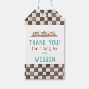 Dirt Bike Favor Tag, Dirt bike party favor, Gift Tags
