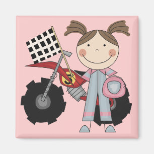 Dirt Bike - Girl T-shirts and Gifts Magnet