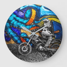 Dirt Bike Graffiti Urban Street Art