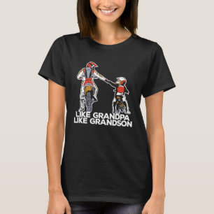 Dirt Bike Grandfather Mx Motocross  Dirt Biking Gr T-Shirt