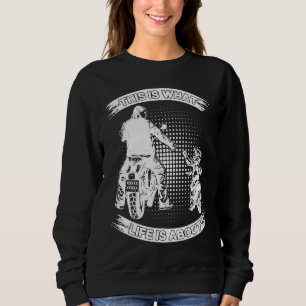 Dirt Bike Graphic Plus Size Riding Motocross Sweatshirt