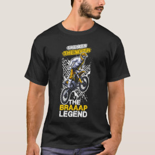 Dirt Bike Graphic Plus Size Riding Motocross T-Shirt