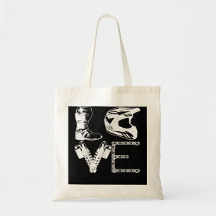 Dirt Bike LOVE Motocross MX Enduro Biker Gift  Tote Bag