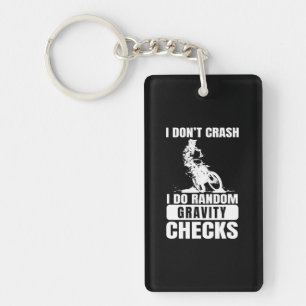 Dirt Bike Motocross Don't Crash Random Gravity Key Ring
