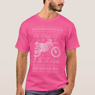 Dirt Bike Motocross Mx Ugly Shirt Knit Christmas T