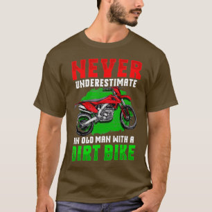 Dirt Bike Motocross Old Man T-Shirt