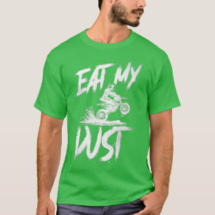 Dirt Bike Motorcross MX Rider Vintage Eat My Dust  T-Shirt
